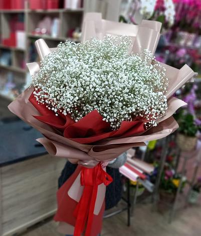 Букет цветов из: Гипсофила в Городищи