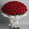 Букет 101 Красная роза Блэк Мэджик в Городищи