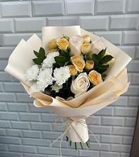 Букет цветов из:  Розы и Хризантемы в Городищи