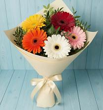 Букет цветов из:  Герберы в Городищи
