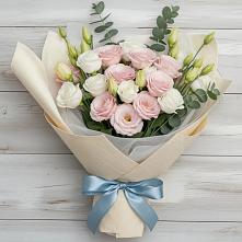 Букет цветов из:  Лизиантусы #REPLACE_PRED# Городищи