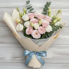 Букет цветов из:  Лизиантусы в Городищи