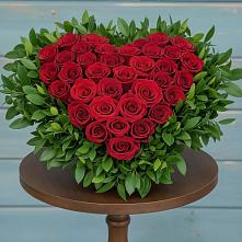 Цветочная композиция из Розы в виде сердца #REPLACE_PRED# Городищи