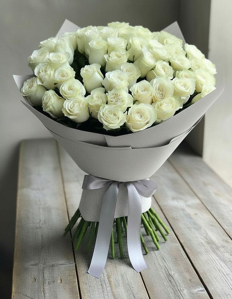 Букет 35 Белых роз в Городищи