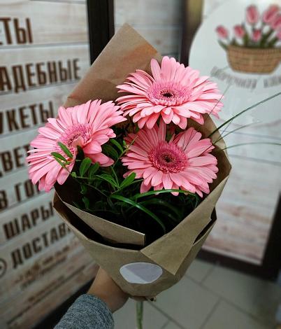 Букет цветов из: Герберы в Городищи