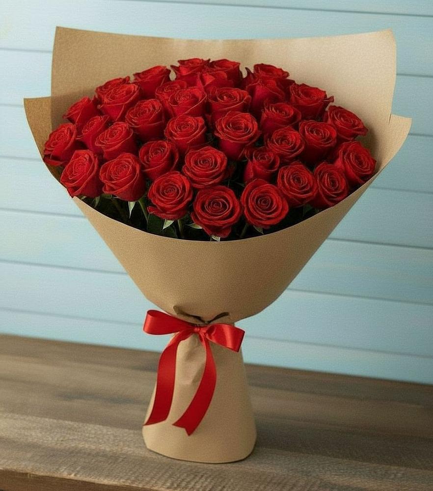 Букет Красные розы Милано в Городищи
