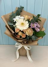 Букет цветов из:  Герберы и Хризантемы в Городищи