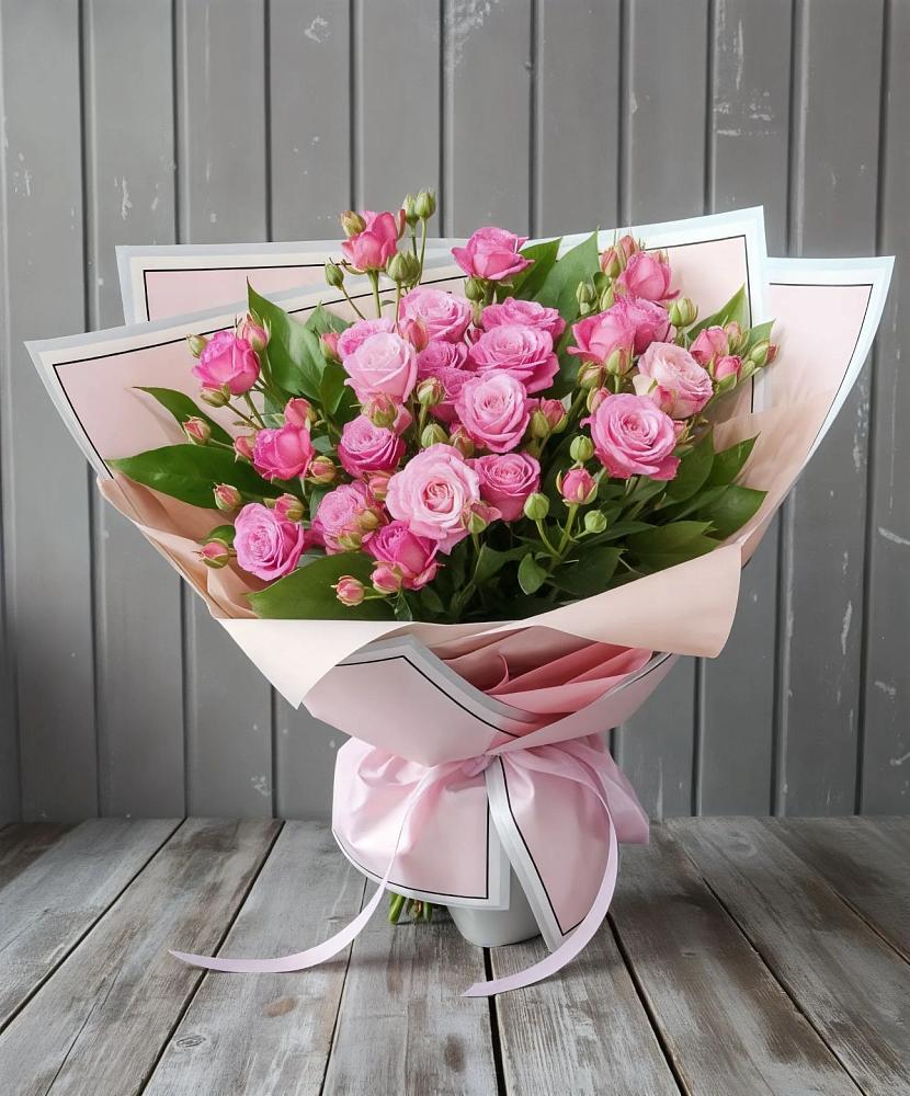 Букет Розовый кустик в Городищи