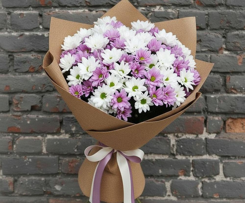 Букет цветов из: Хризантемы в Городищи
