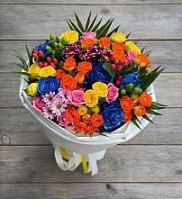 Букет цветов из:  Розы и Хризантемы в Городищи