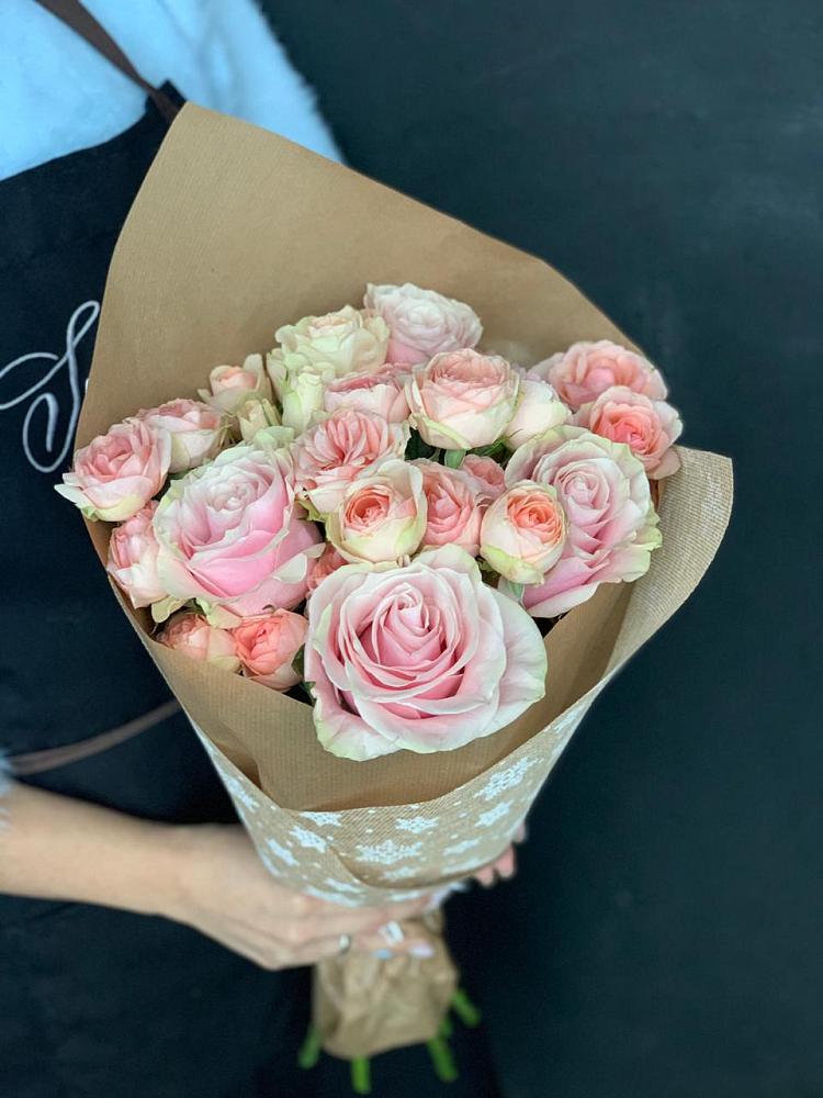 Букет цветов из: Хризантемы и Розы в Городищи