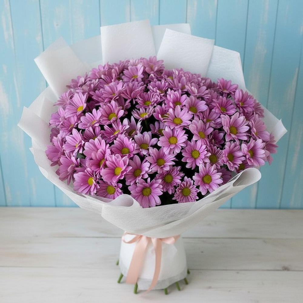 Букет цветов из: Хризантемы в Городищи