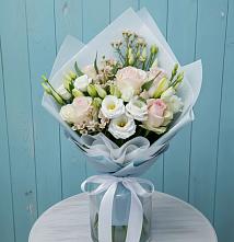 Букет цветов из:  Розы и Лизиантусы #REPLACE_PRED# Городищи