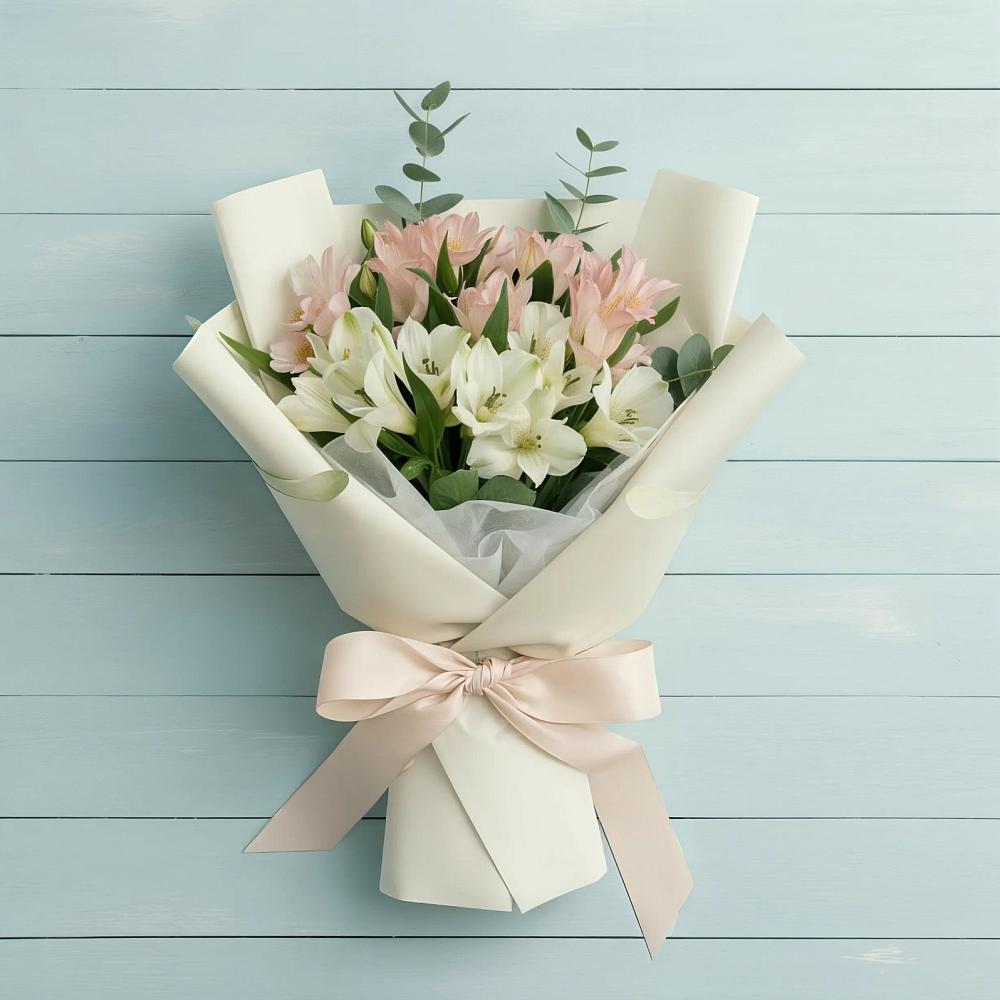 Букет цветов из: Альстромерии в Городищи